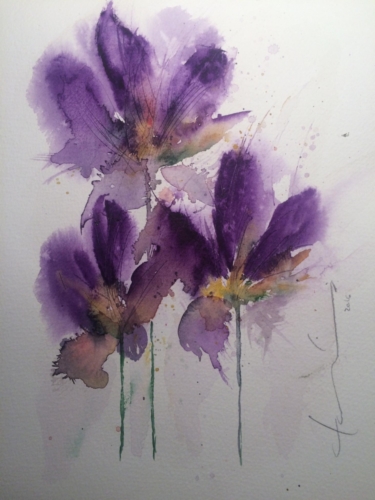 Arte visual violeta