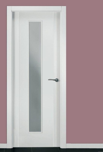 Puerta blanca lacada diseño
