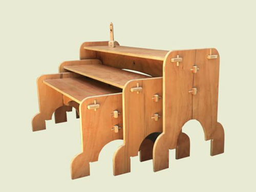 Mueble de madera para niños