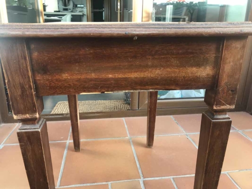 Restauración de mesa de madera